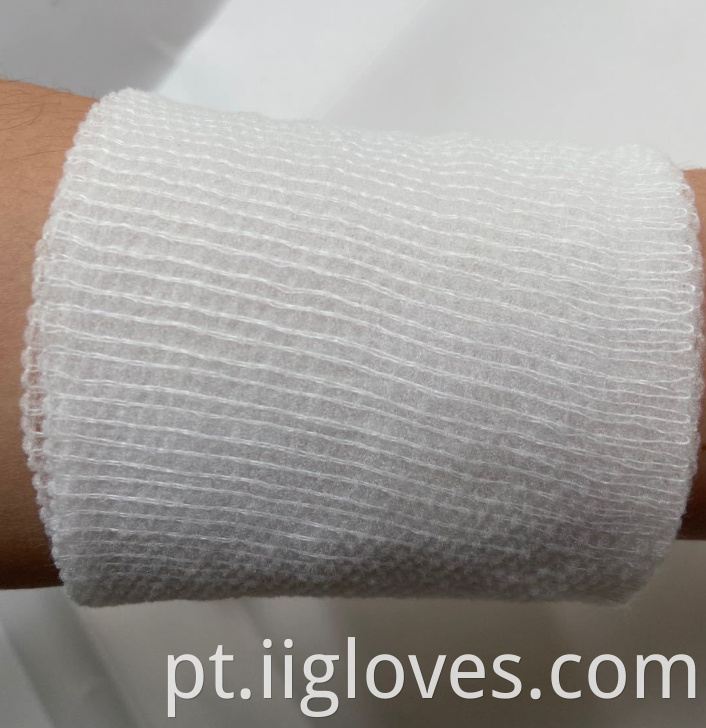 Factory direto pbt elástico elástico gaze elástico bandagem pbt gaze coesão flexível bandagem flexível